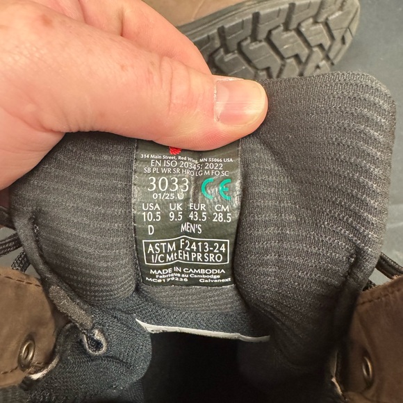 Red Wing VERSAPRO Men's 8-inch Waterproof Safety Toe Boot - M10.5 - Picture 8 of 8